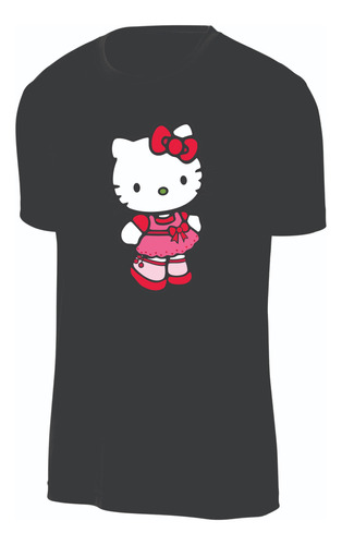 Camisetas Hello Kitty Adultos Y Niños Mod Ii