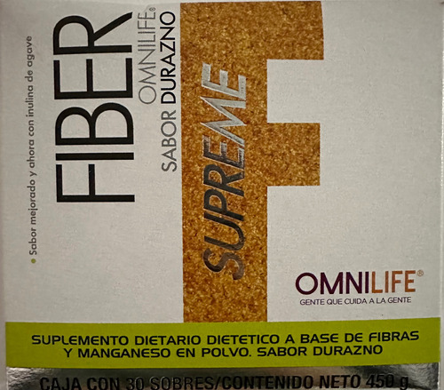 Suplemento En Polvo Omnilife Fiber'n Plus Supreme Vitaminas
