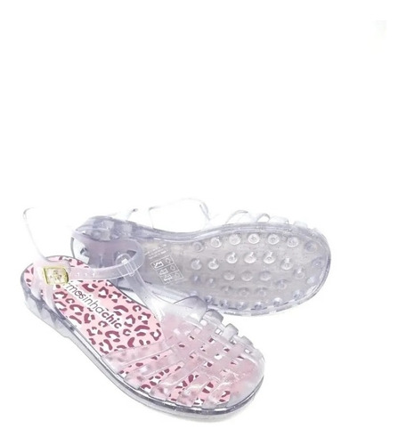 Imagem 4 de 4 de Sandália Aranha Infantil Feminina Charmosinha Glitter Prata