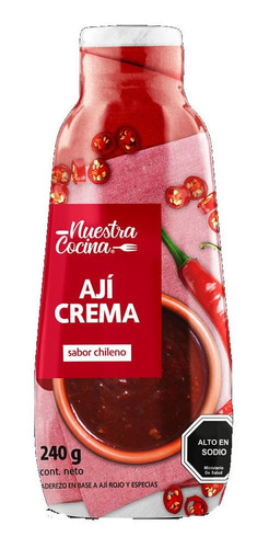 Ají En Crema Nuestra Cocina Sabor Chileno 240 G