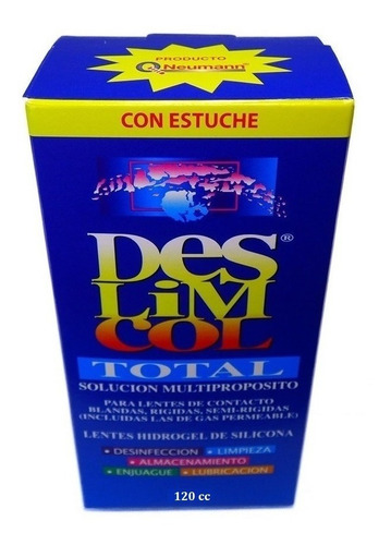 Liquido Solución Multi Para Lentes Contacto 120 Cc + Estuche