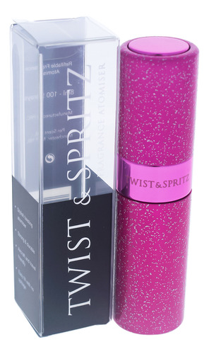 Atomizer Twist & Spritz Con Purpurina Rosa Intenso