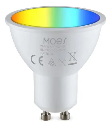 comprar Ampolleta Inteligente Wifi Rgb Led Gu10 5w Alexa Google Tuya