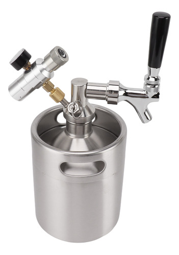 Vaso De Cerveza Mini Keg De Acero Inoxidable De 2 Litros