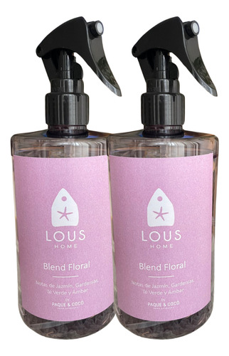 Perfume Ropa Y Ambientes Pack X2 Fragancia Premium Floral Perfumina Textil Telas Hogar Frescura Duradera Aromatizador Spray Fragancia Intensa Limpieza Confort Aromaterapia Sensación Bienestar Promo