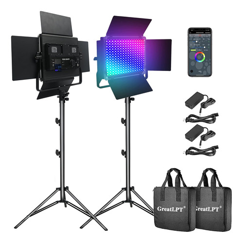 Greatlpt Kit De Iluminacion De Fotografia Profesional De 2 P