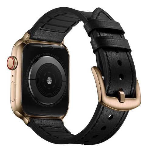 Malla Para Apple Watch 38/40mm Ouheng Negro Gold