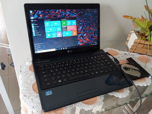 Notebook Lg Core I3-2330m,4gb,hd500gb,hdmi,cons. Cinza-escuro (Usado)