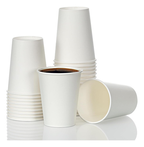 Paquete De 84 Tazas De Café Aozita De 12 Oz, Vasos De Papel