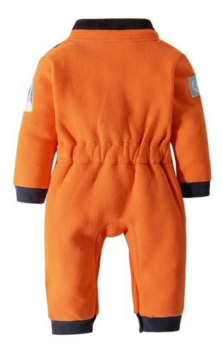 Imagem 3 de 10 de Fantasia Astronauta Bebe E Recém Nascido Body Traje Espacial