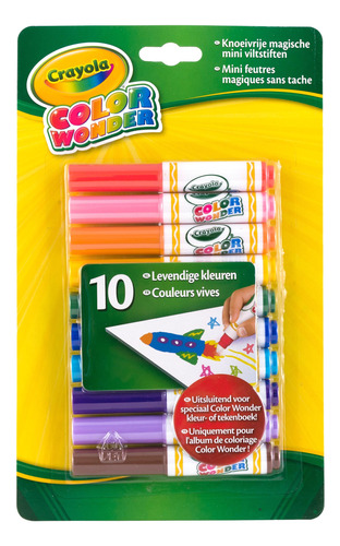 Marcador Crayola Color Wonder 10