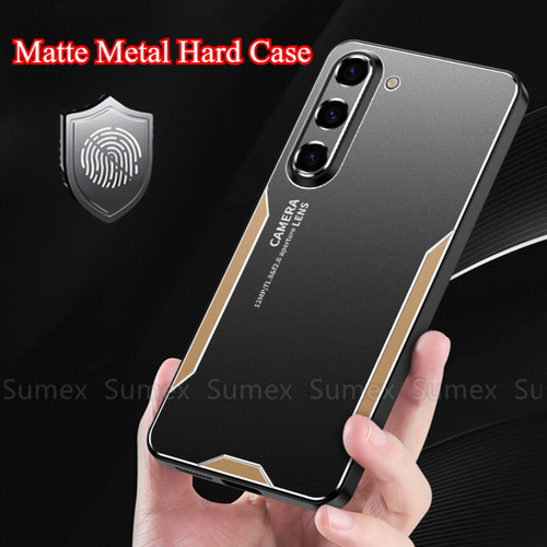 Funda Rígida De Metal Mate Para Samsung Galaxy A56 A36 A26 A16 A06 A55 A35 A25 A15 A54 A34 A14 A53 A52 A52s 4g 5g