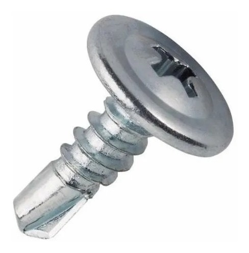 Imagen 2 de 4 de Tornillo Autoperforante T1 Mecha Tel X800 Bk Lp