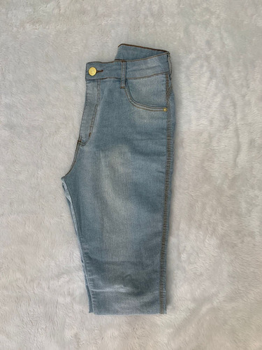 Imagem 2 de 2 de Calça Jeans Clara Feminina Plus Size Cintura Alta