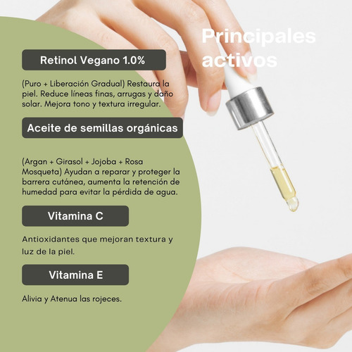 Imagen 4 de 7 de Serum Reparador De Noche Regina Complejo Retinol Antiarrugas