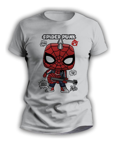 Remeras Sublimadas Infantiles Estampadas Spider Punk - 7333