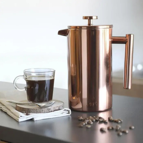 Cafetera Prensa Francesa Simple Cook Bolonia Cobre | Cuotas sin interés
