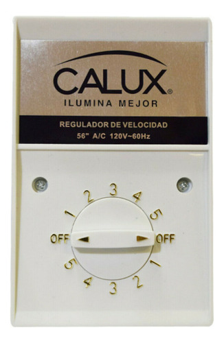 Control Para Ventilador De Aspas Soporta Hasta 84w Calux