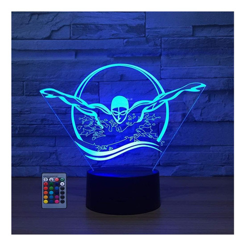Luz Nocturna Creativa 3d Hpbn8 Ltd, Interruptor Táctil Usb,