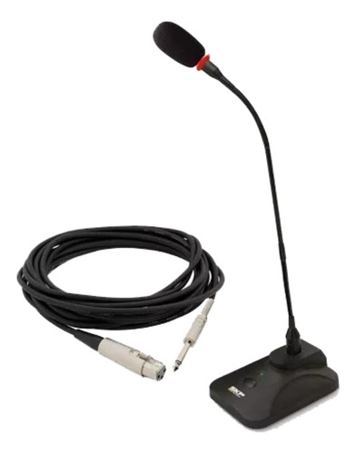 Microfono Condenser Skp Pro-6k Base Cuello De Ganso Cable