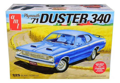 Amt Amt1118m/12 1/25 Plymouth Duster 340 Kit Ews
