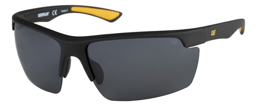 Anteojo De Sol Cat Polarizado - Cts-pickup-104p Lente Negro Varilla Negro Armazón Negro Diseño Ocean