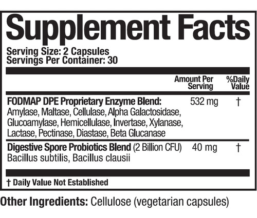 Arthur Andrew Medical - Fodmap Dpe, Probióticos Digestivos Y