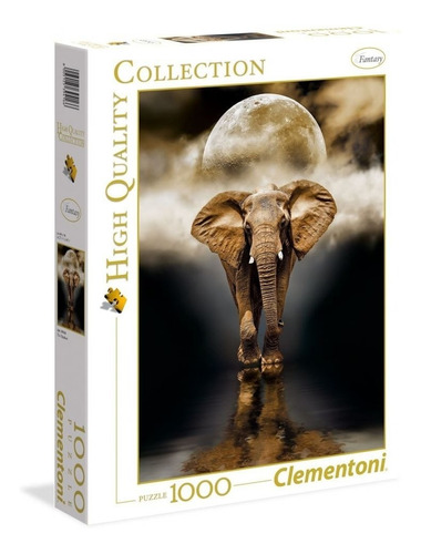 Rompecabeza Puzzle Elefante X 1000 Piezas Clementoni 39416
