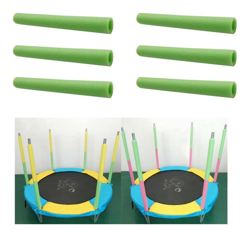 Protector De Mangas De Espuma Para Cama Elástica Para Verde