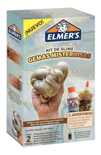 Kit Slime Elmer's Plastilina Para Niñas Niños X1 Und