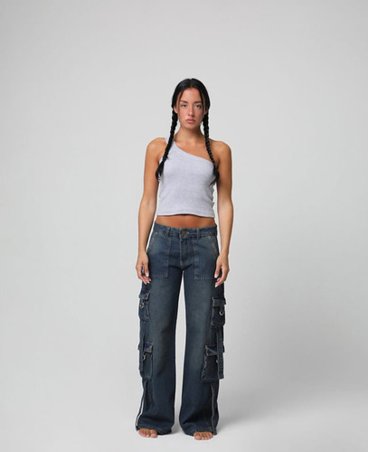 Jean Cargo Mujer - Estilo Y Comodidad En Pantalones