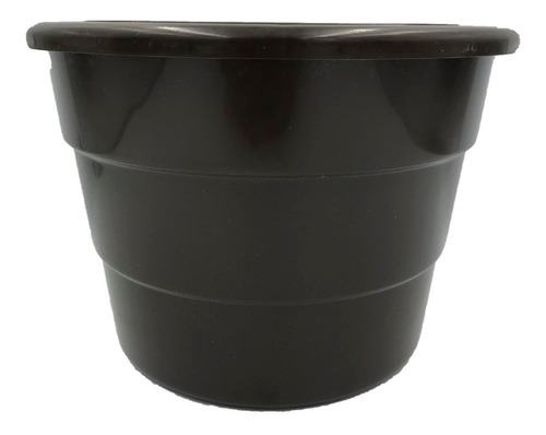 Imagem 3 de 10 de 30 Vasos De Parede Meia Lua Jardim Vertical Preto 3,0l