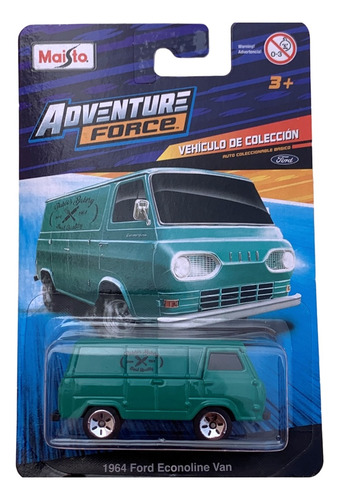 Maisto 1964 Ford Econoline Van Adventure Force Nuevo