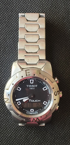 Tissot 1853 T-touch Titanio En Excelente Estado Al Mejor Pre Gris Gris Negro (Usado)