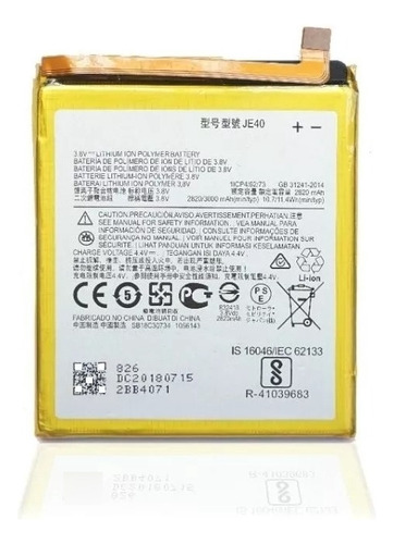 Bateria Para Moto G7 Play / Moto One Je40 Xt1952 C/garantia