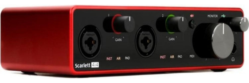 Focusrite Scarlett 4i4 3ra Gen Interfaz De Audio Envio Grati