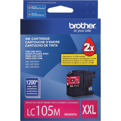 Cartucho Brother Lc105m Magenta Original J6720 J4510 J6520