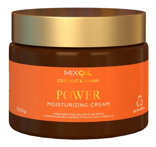 Máscara Power Nutrição Grandha Mix Oil Coconut E Argan