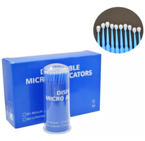 Microbrush De 100 Unidades Para Uñas, Cejas Y Pestañas