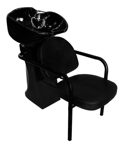 Combo Lavacabeza Dark + Sillón Luxury Day +módulo Andrew Iii