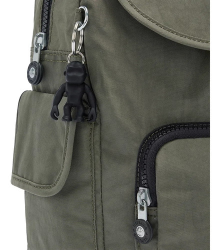 Mochila Kipling City Pack S Green Moss K1563588d Cor Green Moss Desenho Do Tecido Liso