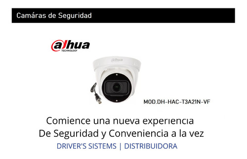 Camara Domo Dahua 1080p Varifocal Mod.dh-hac-t3a21n-vf