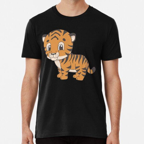 Remera Bonito Y Encantador Diseño De Tigre. Algodon Premium