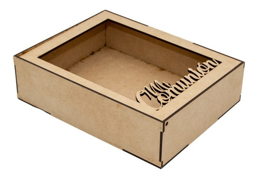 Caja De Madera Mdf Mi Comunión