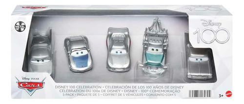 Pack De 5 Autos De Cars A Escala De 1:55 Mattel