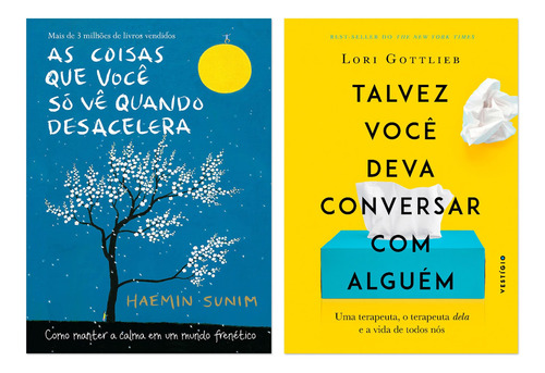 Kit Você Vê Quando Desacelera + Talvez Você Deva Conversar