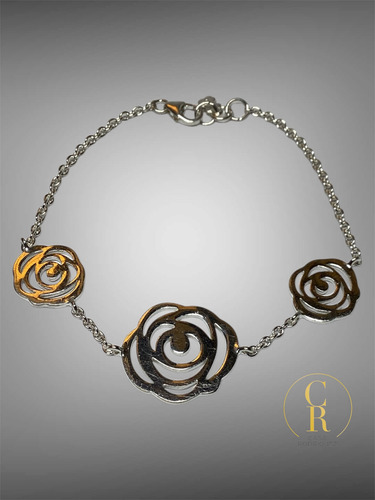 Pulsera Tous Flor Plateado 9 Cm 18 Cm (Usado)