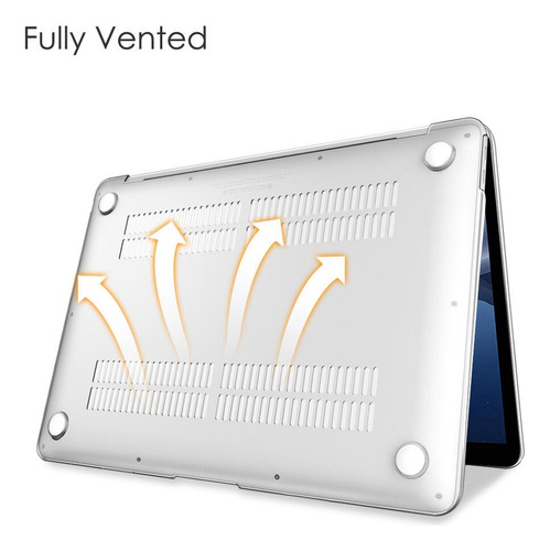 Protector Funda Rígida Macbook Air 13.3 Mac M1 Transparente