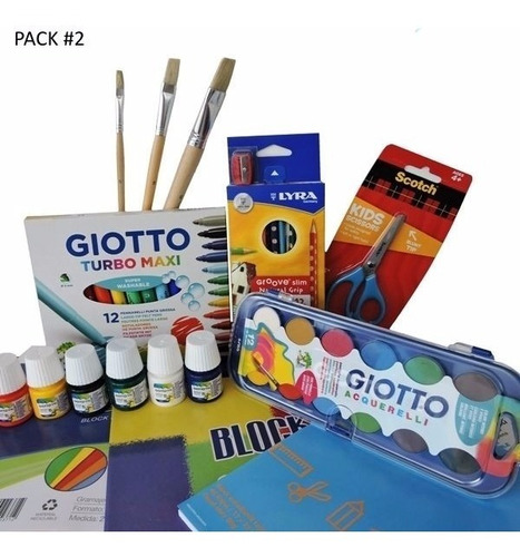 Set Arte Escolar Giotto Premium Pack Nº2 | Escool