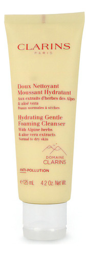 Hidratante Clarins Hydrating Gentle Foaming Cleanser Tipo De Piel Normal A Seca